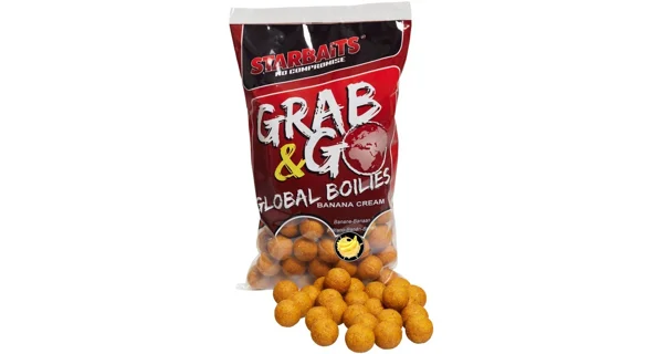 STARBAITS - Boilies G&G Global 24 mm 800 g Banana Cream