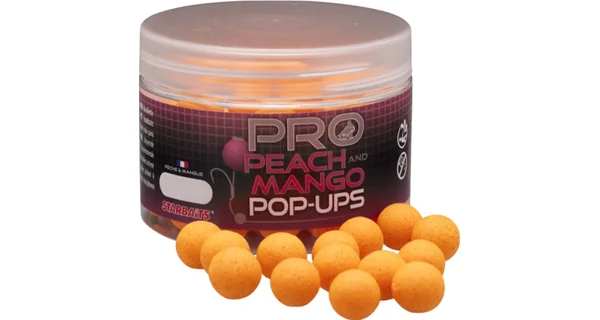STARBAITS - Boilies Pop Up Pro Peach Mango 16 mm 50 g