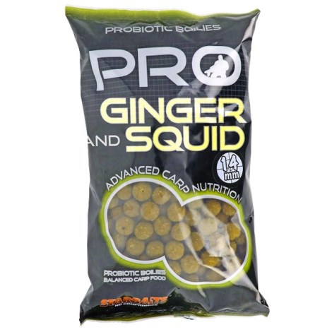 STARBAITS - Boilies Pro Ginger Squid 20 mm 1 kg
