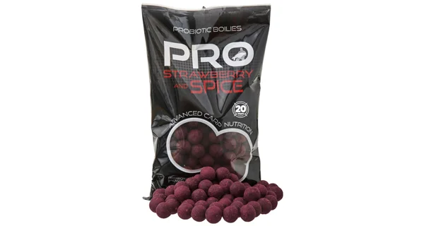STARBAITS - Boilies Pro Strawberry Spice 20 mm 800 g