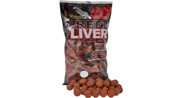 STARBAITS - Boilies Red Liver 20 mm 800 g