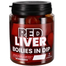STARBAITS - Boilies v dipu Concept Red Liver 24 mm 150 g