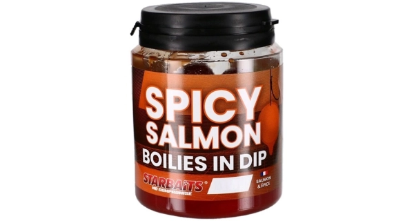 STARBAITS - Boilies v dipu Concept Spicy Salmon 24 mm 150 g