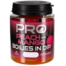 STARBAITS - Boilies v dipu Probiotic Broskev mango 20 mm 150 g