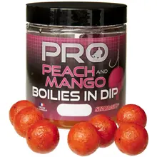 STARBAITS - Boilies v dipu Probiotic Broskev mango 20 mm 150 g