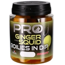 STARBAITS - Boilies v dipu Probiotic Ginger Squid 24 mm 150 g