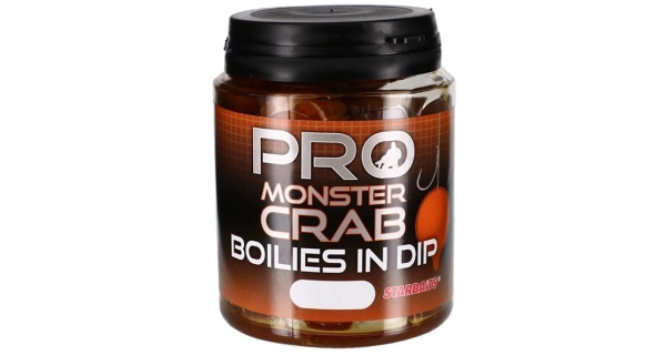 STARBAITS - Boilies v dipu Probiotic Monster Crab 24 mm 150 g