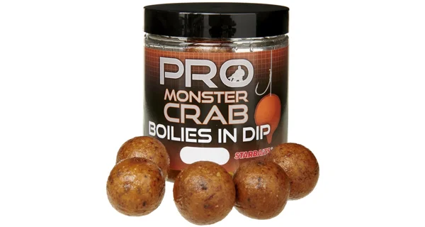 STARBAITS - Boilies v dipu Probiotic Monster Crab 24 mm 150 g