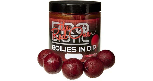 STARBAITS - Boilies v dipu Probiotic Red One 24 mm 150 g