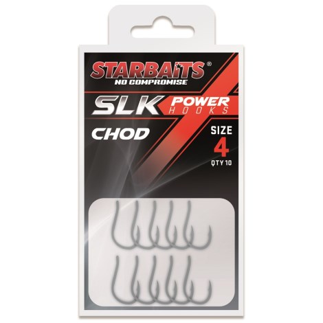 STARBAITS - Háčky Power Hook PTFE Teflon Chod 4 (10 ks)