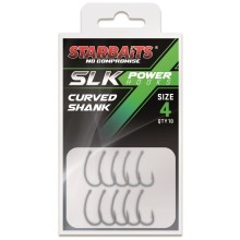 STARBAITS - Háčky power hook PTFE teflon curved shank 4 (10 ks)