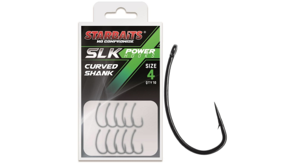 STARBAITS - Háčky Power Hook PTFE Teflon Curved Shank 8 (10 ks)