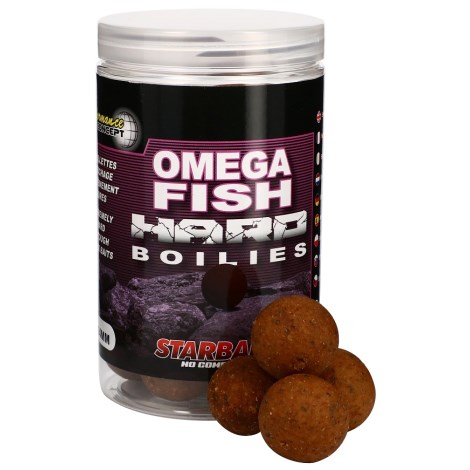 STARBAITS - Hard Boilies Omega Fish 24 mm 200 g