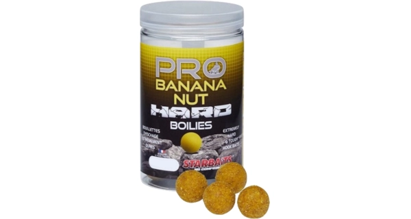 STARBAITS - Hard Boilies Pro Banana Nut 24 mm 200 g