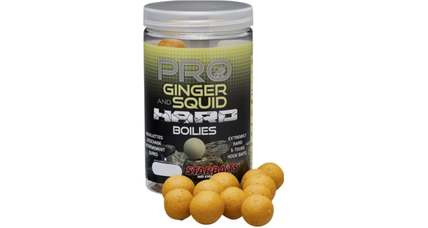 STARBAITS - Hard Boilies Pro Ginger Squid 20 mm 200 g