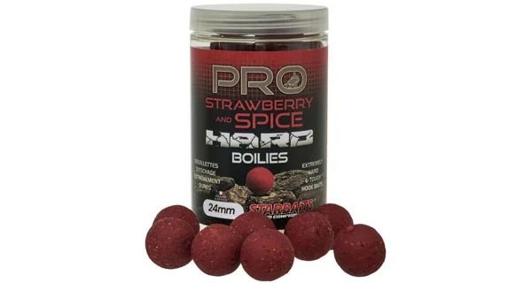 STARBAITS - Hard Boilies Pro Strawberry Spice 24 mm 200 g