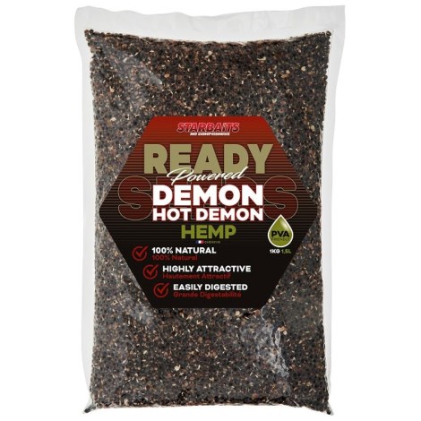 STARBAITS - Konopí Ready Seeds Hot Demon Hemp 1 kg