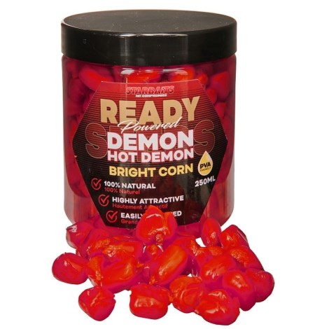 STARBAITS - Kukuřice Ready Seeds Hot Demon 250 ml