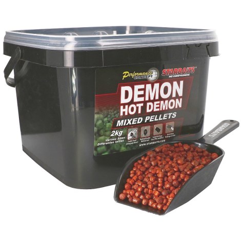 STARBAITS - Pelety Mixed Pro Hot Demon 2 kg