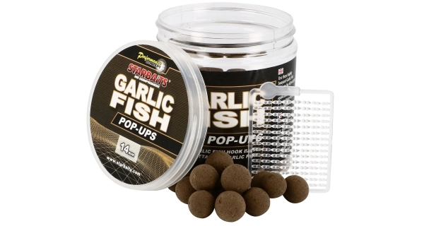 STARBAITS - Plovoucí boilie Garlic Fish 14 mm 80 g
