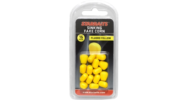 STARBAITS - Plovoucí kukuřice Floating Fake Corn Žlutá 15 ks