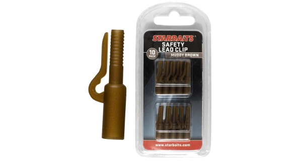 STARBAITS - Safety Lead Clip hnědá (závěsky) 10ks