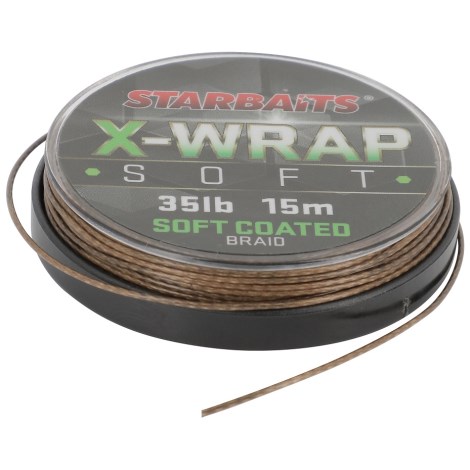 STARBAITS - Šňůra X Wrap Soft Coated 25 lb 15 m