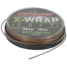 STARBAITS - Šňůra X wrap soft coated 35 lb 15 m