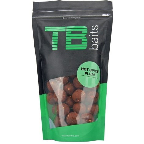 TB BAITS - Boilie 24 mm 250 g Hot Spice Plum