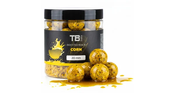 TB BAITS - Boosterované boilie Corn 20 mm 120 g
