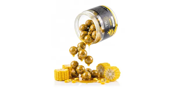 TB BAITS - Boosterované boilie Corn 24 mm 120 g