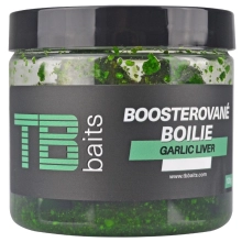 TB BAITS - Boosterované boilie Garlic Liver 24 mm 120 g