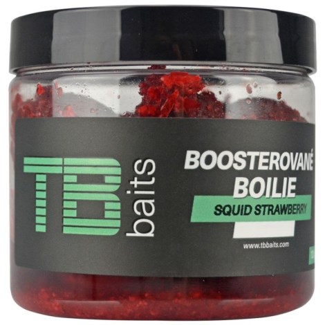 TB BAITS - Boosterované boilie Squid Strawberry 120 g 16 mm