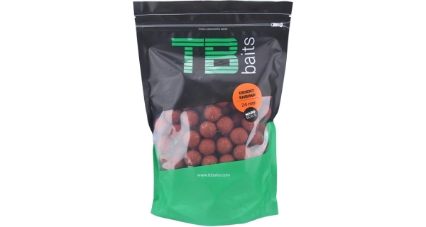 TB BAITS - Hard Boilie Orient Shrimp 24 mm 1 kg
