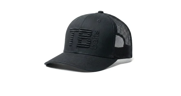 TB BAITS - Kšiltovka Trucker Cap 3D Logo Black