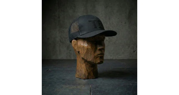 TB BAITS - Kšiltovka Trucker Cap 3D Logo Black