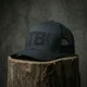 TB BAITS - Kšiltovka Trucker Cap 3D Logo Black
