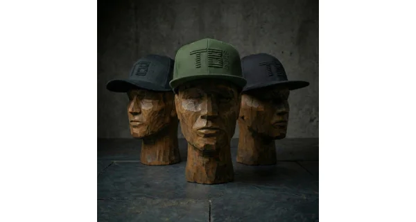 TB BAITS - Kšiltovka Trucker Cap 3D Logo Black