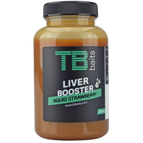 TB BAITS - Liver Booster Squid Strawberry - 250 ml