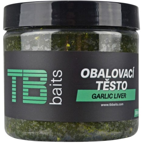 TB BAITS - Obalovací Pasta Garlic Liver 200 ml