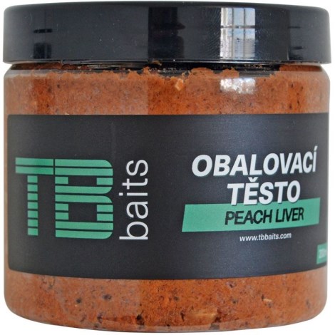 TB BAITS - Obalovací pasta Peach Liver 200 ml