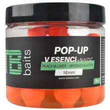 TB BAITS - Plovoucí boilie Pop-Up 16 mm 65 g Orange Peach Liver + NHDC