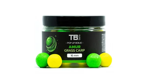 TB BAITS - Plovoucí boilie Pop-Up Amur 16 mm 50 g + NHDC