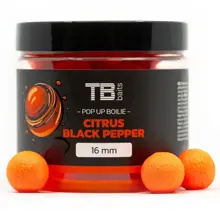 TB BAITS - Plovoucí Boilie Pop-Up Citrus Black Pepper 16 mm 65 g + NHDC