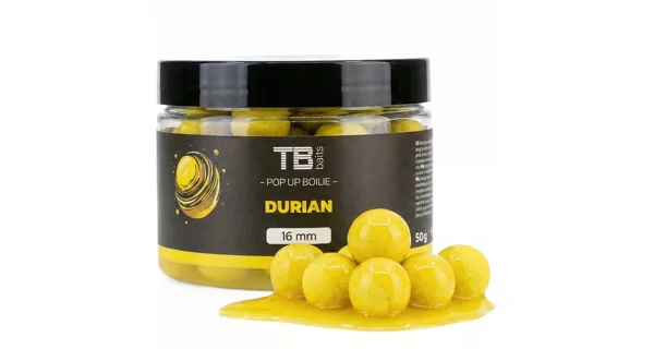 TB BAITS - Plovoucí boilie Pop-Up Durian + NHDC 12 mm 50 g