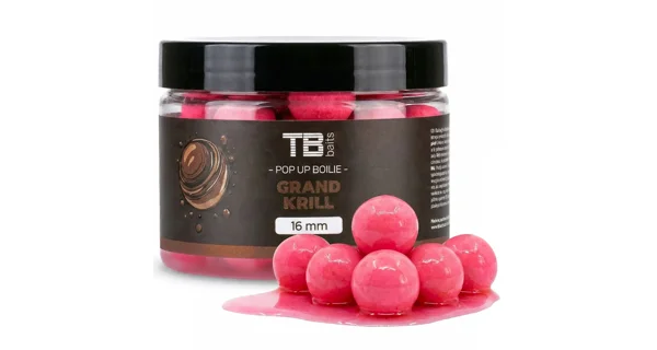 TB BAITS - Plovoucí boilie Pop-Up Grand Krill + NHDC 16 mm 50 g