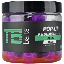 TB BAITS - Plovoucí Boilie Pop-Up Plum + NHDC 16 mm 65 g