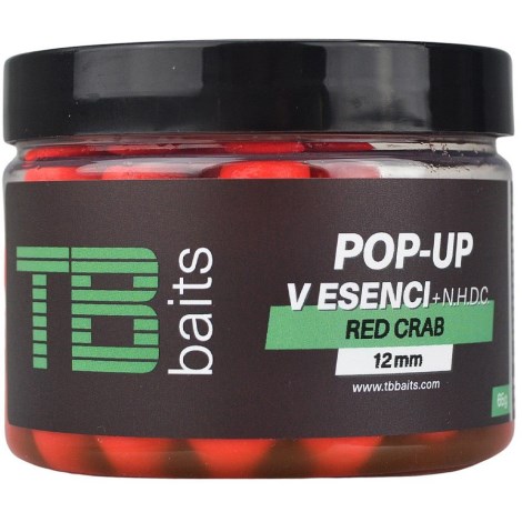 TB BAITS - Plovoucí boilie Pop-Up Red Crab + NHDC 65 g 12 mm