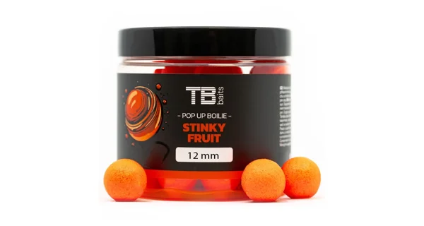 TB BAITS - Plovoucí boilie Pop-Up Stinky Fruit 12 mm 65 g + NHDC