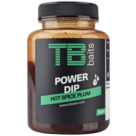 TB BAITS - Power Dip 150 ml Hot Spice Plum